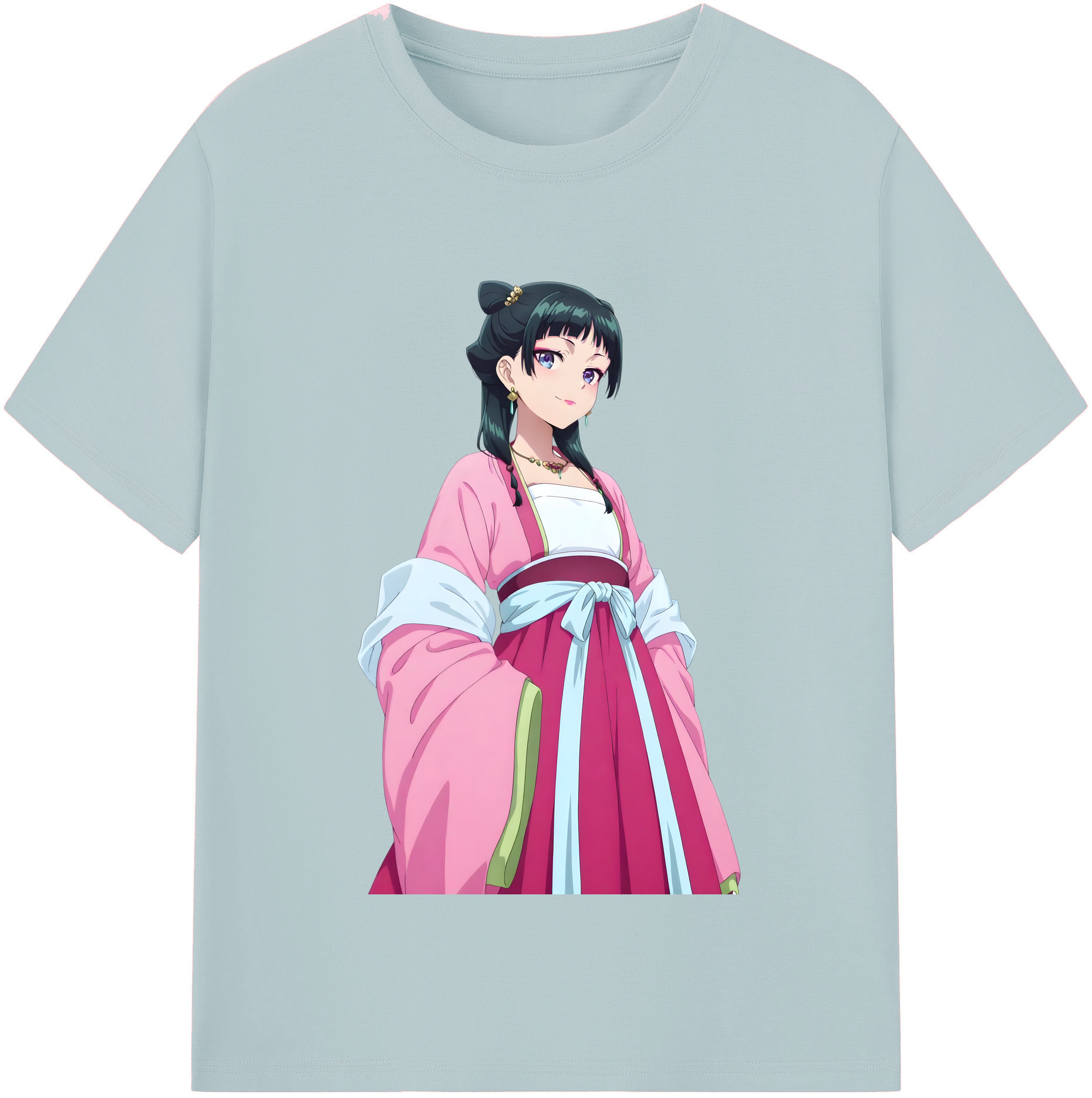 （画像用） 薬屋のひとりごと The Apothecary Diaries 綿100％半袖Tシャツ（フロントプリント）